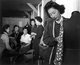 USA / Japan: Dressmaking class. Manzanar Japanese American Internment Camp, Ansel Adams, 1943